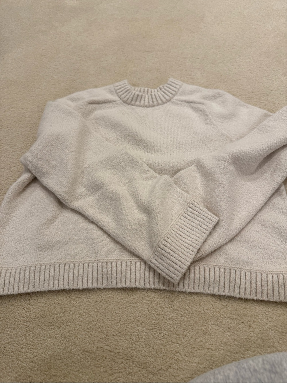 Lululemon Cozy Crewneck Sweater in Soft Cream